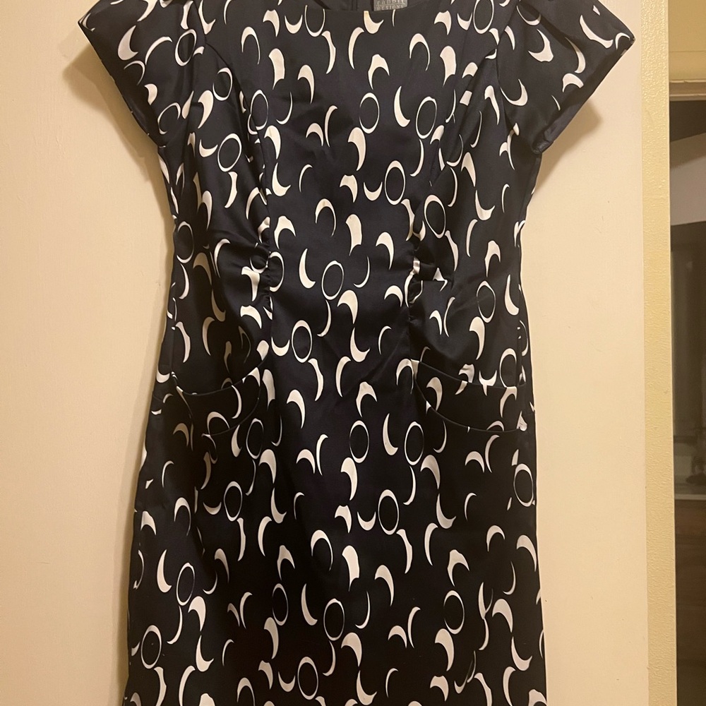 Rabbit Rabbit Rabbit Black and White Sheath Mini Dress